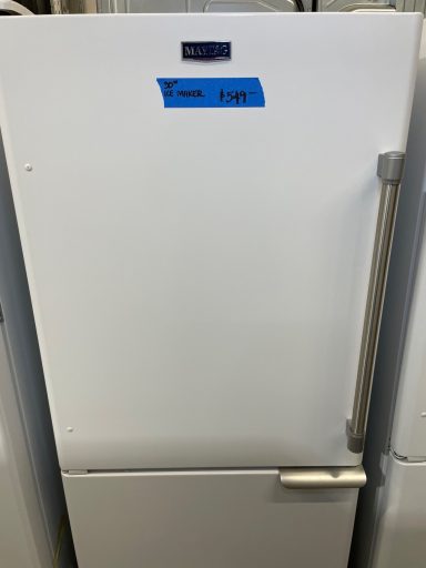 30" Bottom Freezer Maytag Fridge with Ice Maker